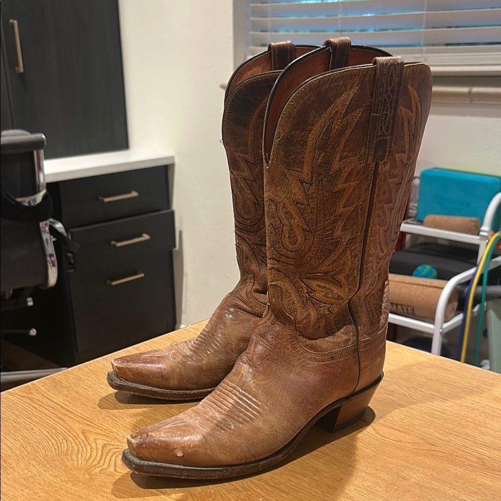 1883 by Lucchese Brown Cowboy Boots